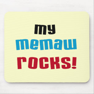 Mousepad Meu Memaw balança t-shirt e presentes