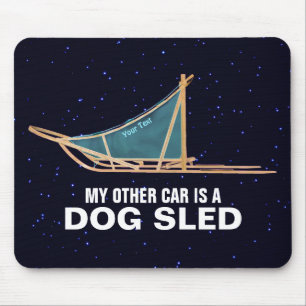 Mousepad Meu Outro Carro É Um Sled De Cachorro