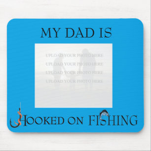 Mousepad Meu pai é enganchado na pesca (o custmz da