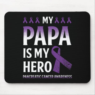 Mousepad Meu Pai É Meu Câncer de pâncreas Herói