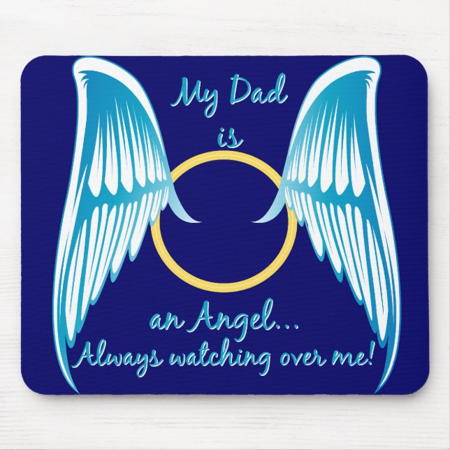 Mousepad Meu pai é um anjo (Frente)