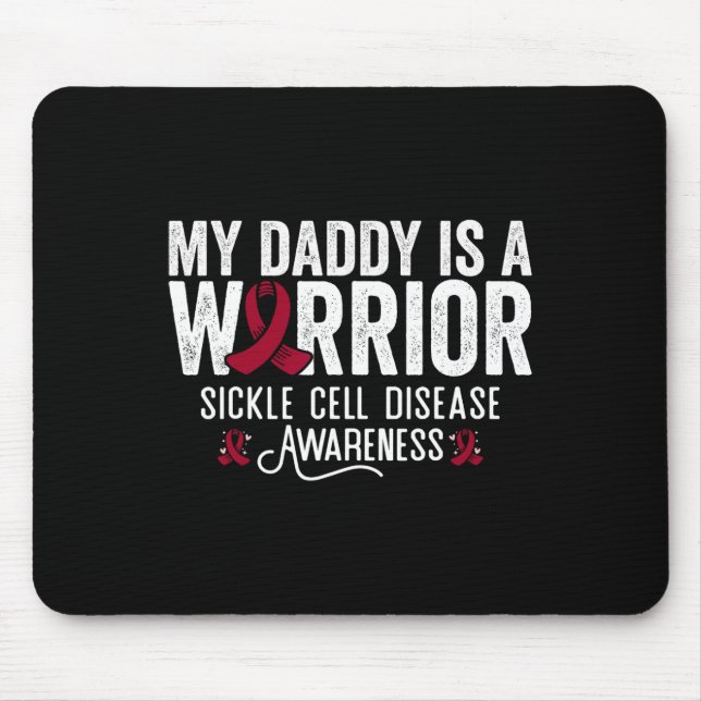 Mousepad Meu Pai É Um Guerreiro Célula Falsiforme Sca Com C (Frente)