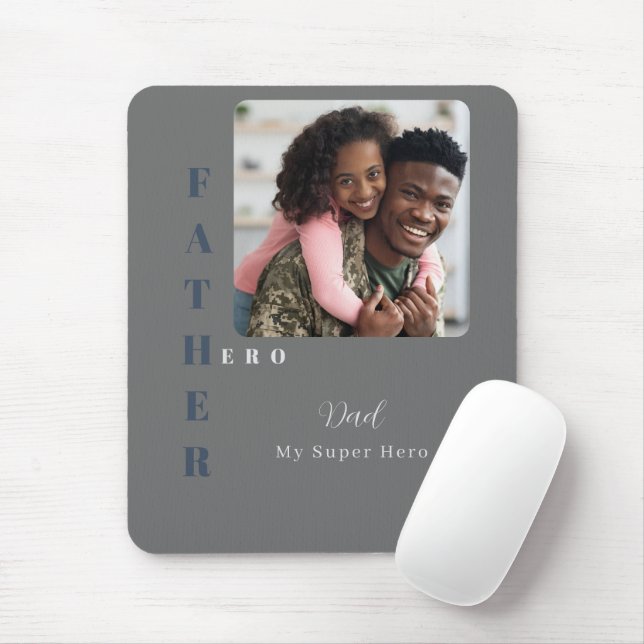 Mousepad Meu Pai, Meu Super Herói (Com mouse)