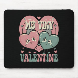 Mousepad Meu Pequeno Valentim Anúncio de Gravidez no Dia do