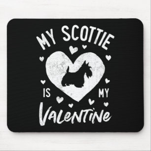 Mousepad Meu Scottie é meu namorado no Dia dos Namorados Te