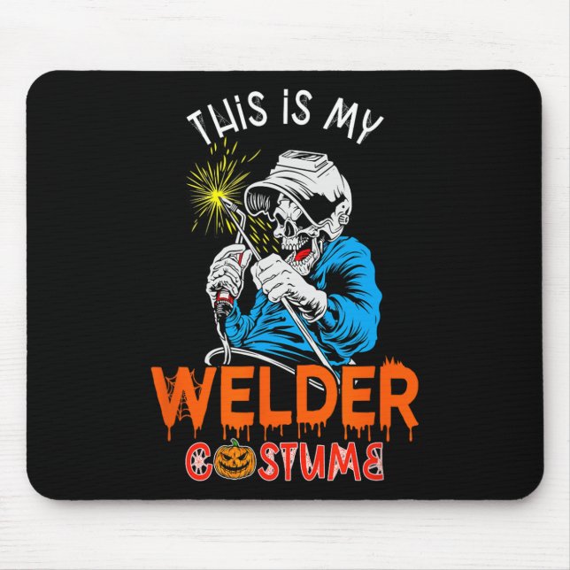 Mousepad Meu Soldador Figurino Halloween Horreen Ferramenta (Frente)