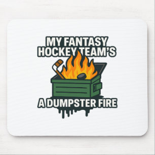 Mousepad Meu Time de Hóquei Fantasia é um Lixo Engraçado Sp
