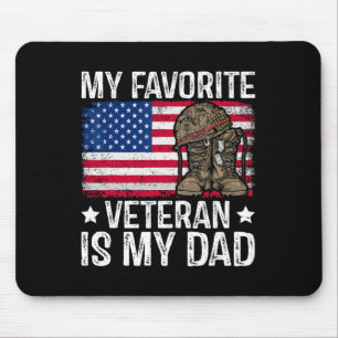 Mousepad Meu Veterano Favorito É Meu Vetera Militar Do Exér