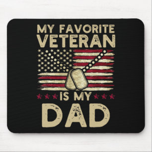 Mousepad Meu Veterano Favorito É Meu Veteranos Militares Pa