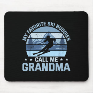 Mousepad Meus companheiros de esqui favoritos me chamam de