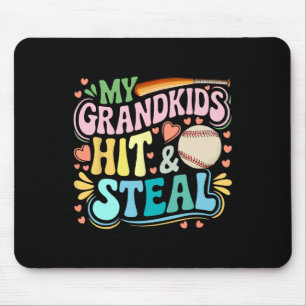 Mousepad Meus netos roubam o Dia das Mães no beisebol