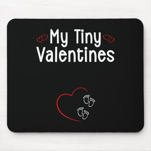 Mousepad Meus Pequenos Gêmeos do Dia dos Namorados Byby Kid (Frente)