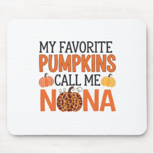 Mousepad Meus Pumpkins Favoritos Me Chamam De Nana Hallowee