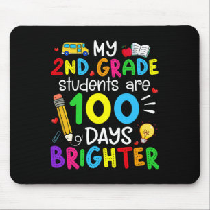 Mousepad Meus segundos São 100 Dias Mais Brilhantes Do 100º