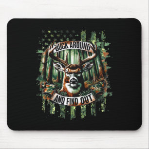 Mousepad Mexa-se e Descubra - Amante da Caça ao Veado 