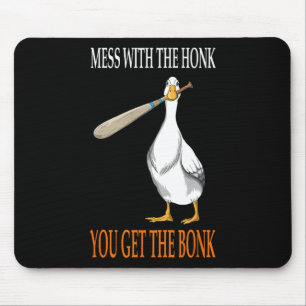 Mousepad Mexe Com O Ganso Honk Jogo Gamer Clube De Madeira