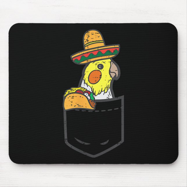 Mousepad Mexicano Atiel Bird Pocket Fiesta Cinco De Mayo Ki (Frente)