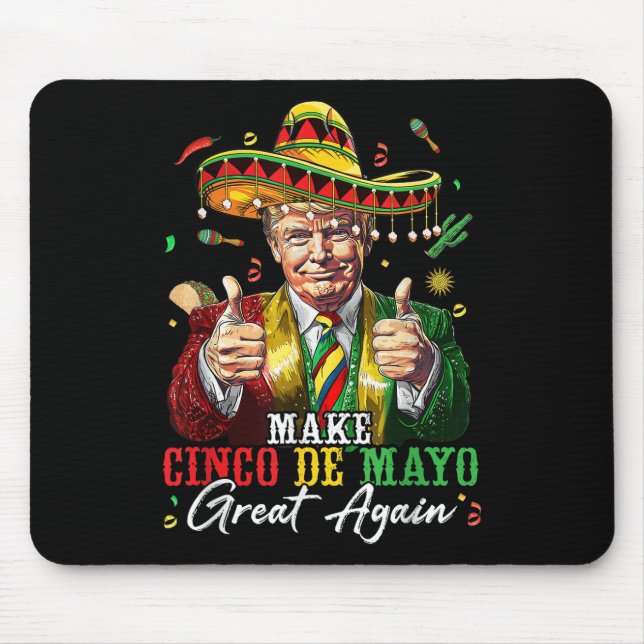 Mousepad Mexicano Torne O Excelente Cinco De Mayo Mais Engr (Frente)