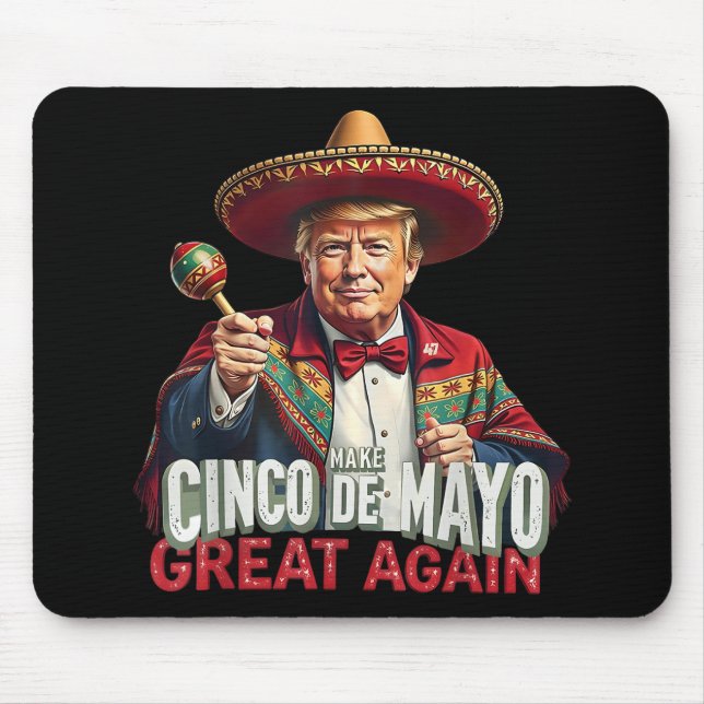 Mousepad Mexicano Torne O Excelente Cinco De Mayo Mais Engr (Frente)