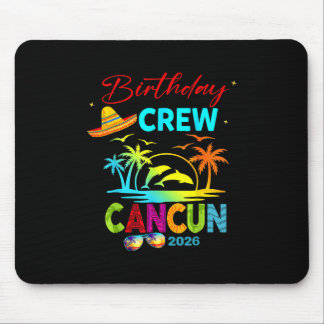 Mousepad Mexico Cancun Birthday Boy Trip Vacation 2026 Matc