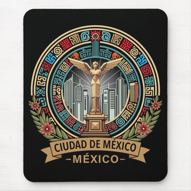 Mousepad Mexico City Mexico Central America (Frente)