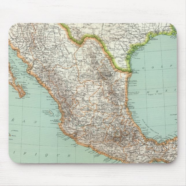 Mousepad México - Mapa do México (Frente)