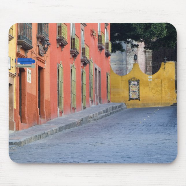 Mousepad México, San Miguel de Allende, Casas ao longo (Frente)