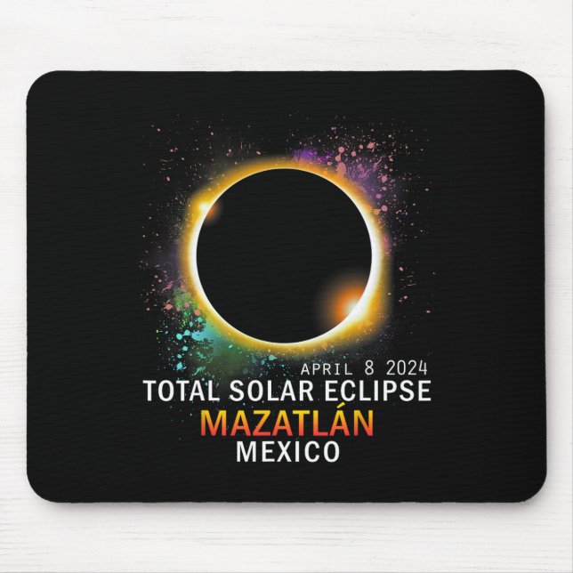 Mousepad México - Total Eclipse Solar 2024 (Frente)
