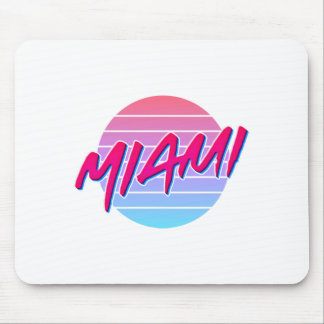 Mousepad Miami Sunset Neon Colors Style