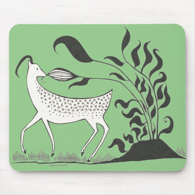 Mousepad Míceno Grego Inspirou-se no Mouse Verde-Cabra (Frente)