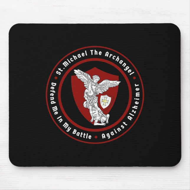 Mousepad Michael The Archangel Me Ajuda Contra Alzheimerhei (Frente)