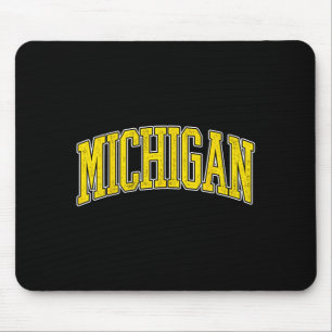 Mousepad Michigan Antigo Design de Esportes Universitários