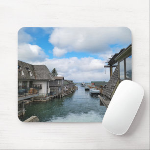 Mousepad Michigan Fish Town em Leland