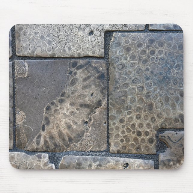 Mousepad Michigan Petoskey Stone Design (Frente)