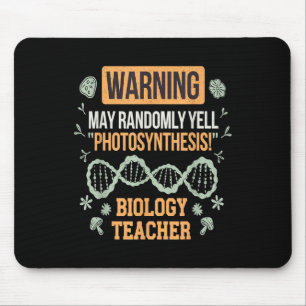 Mousepad Microbiologia Divertida de Volta às Aulas Professo