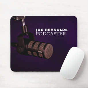 Mousepad Microfone na moda, Podcaster, Podcast
