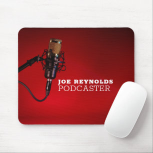 Mousepad Microfone Pro, Podcaster, Podcast