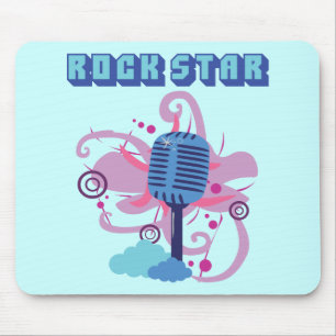 Mousepad Microfone Rock Star