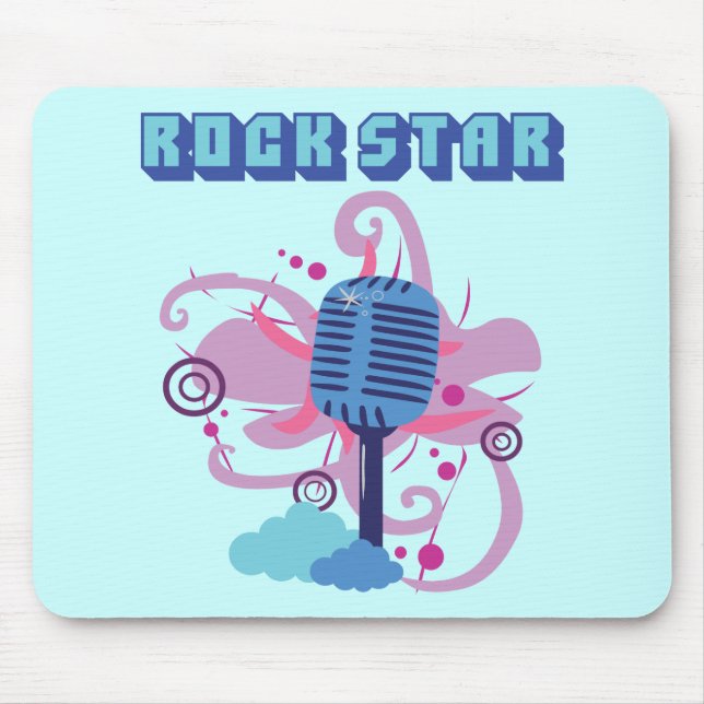 Mousepad Microfone Rock Star (Frente)