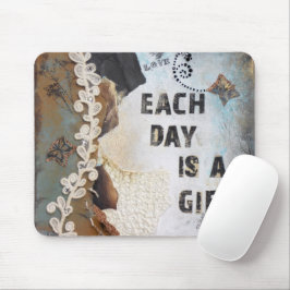 Mousepad Mídia Mista A Cada Dia É Uma Arte De Citação De Pr