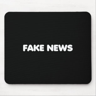 Mousepad Mídia Política de Notícias Falsas Adepto Trump Rep