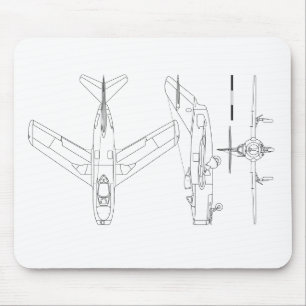 Mousepad Mig-15