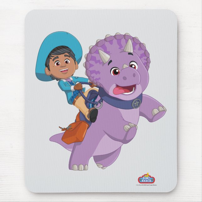 Mousepad Miguel e Tango | Dino Ranch (Frente)
