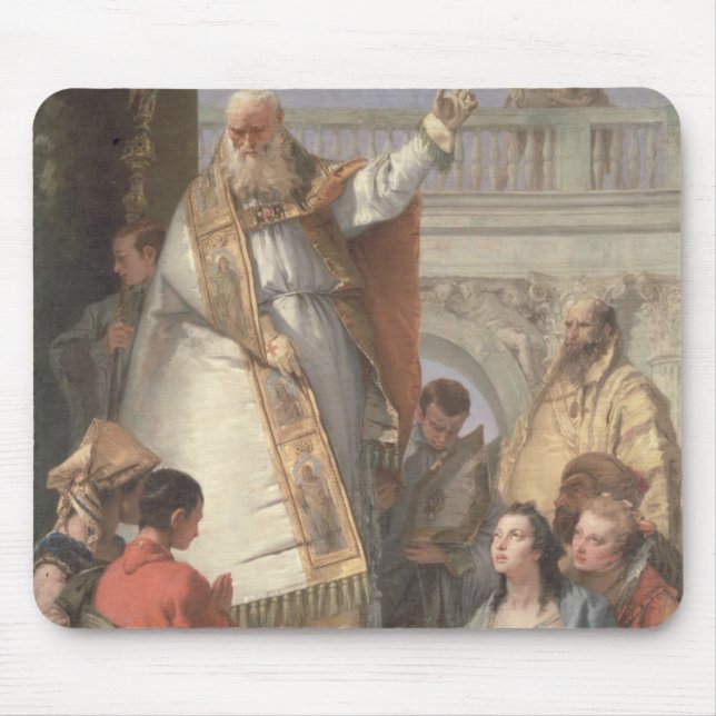 Mousepad Milagre de St Patrick, c.1746 (óleo em canvas) (Frente)