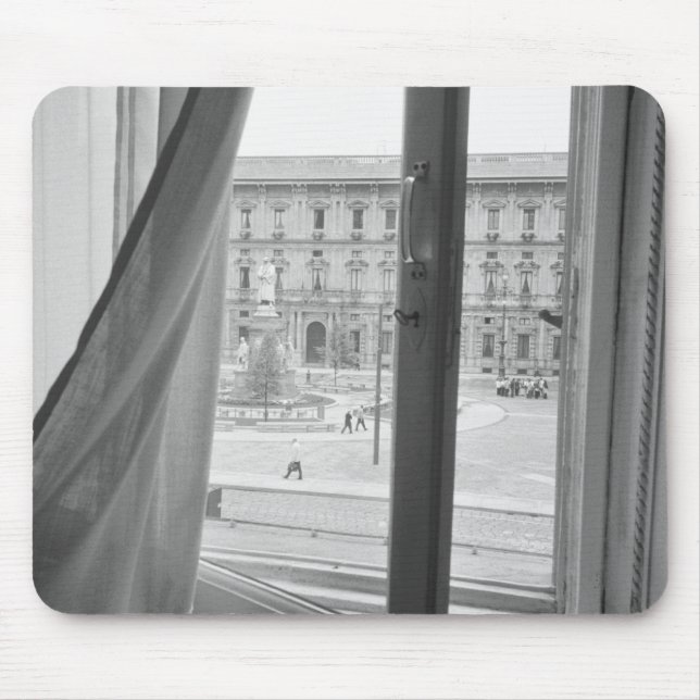 Mousepad Milano Itália, Vista de La Scala Opera Window (Frente)