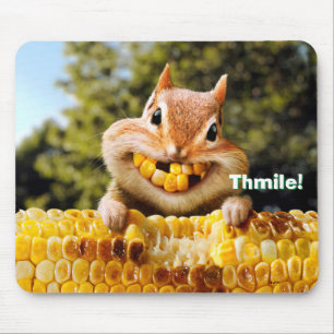 Mousepad Milho comendo