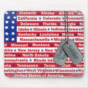 Mousepad Militar Obrigado