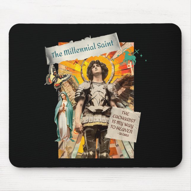 Mousepad Millennial Saint The Eucharist Way To Heaven  (Frente)