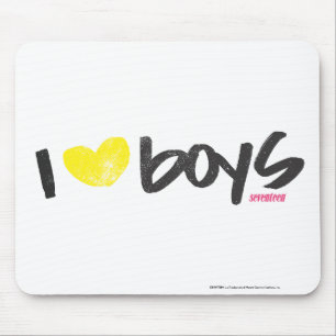 Mousepad Mim amarelo dos meninos do coração