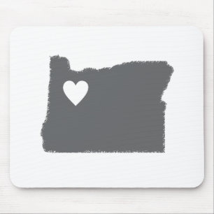Mousepad Mim amor do estado do esboço do olhar do Grunge d